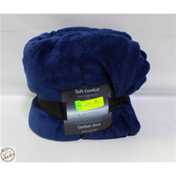 NEW SOFT COMFORT MICRO FLEECE BLANKET