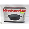 Image 1 : NEW SEALED KITCHENAID PRE-SEASONED CAST IRON 6QT