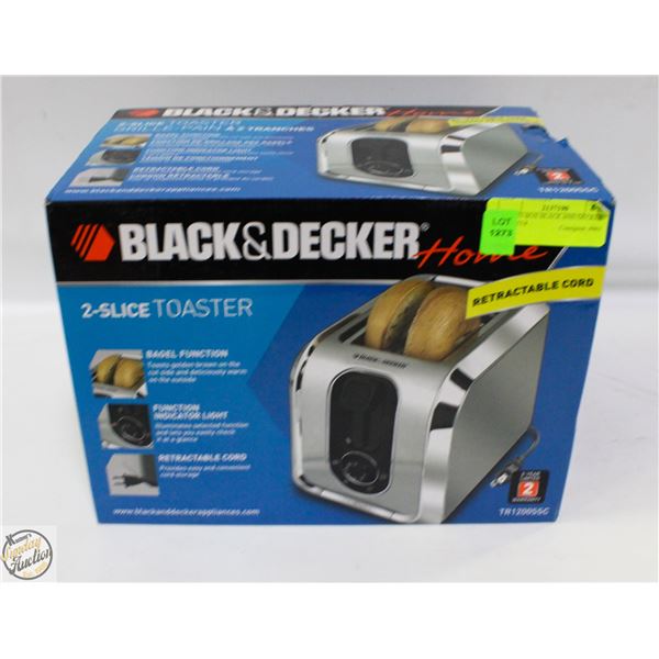 NEW IN BOX BLACK AND DECKER TOASTER