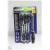 Image 1 : NEW KOBALT 6PC DIAMOND COATED TIP SCREWDRIVER SET