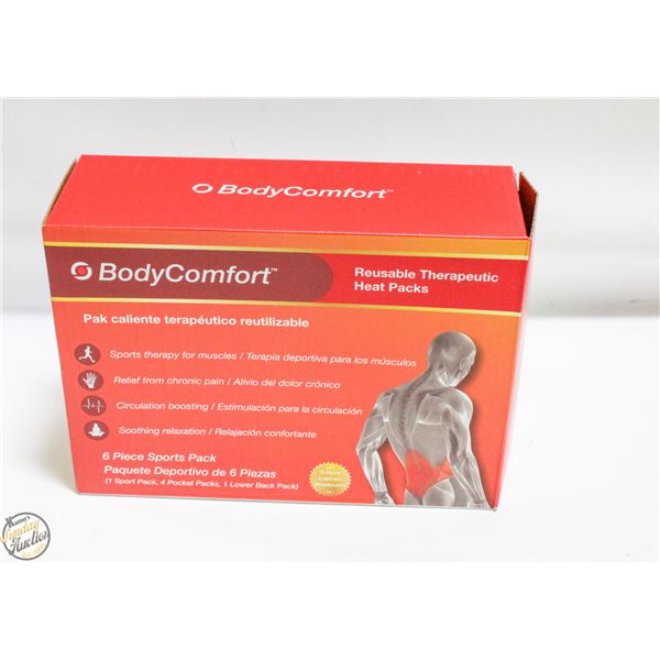 BRAND NEW BODY COMFORT 6 PIECE THERAPEUTIC HEAT