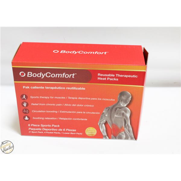 BRAND NEW BODY COMFORT 6 PIECE THERAPEUTIC HEAT