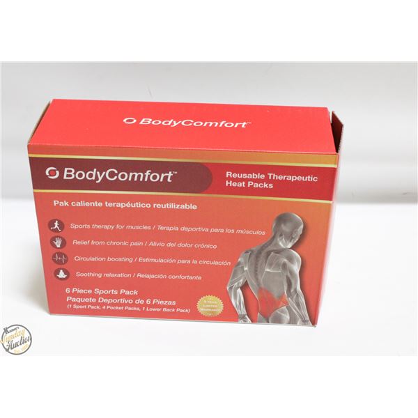 BRAND NEW BODY COMFORT 6 PIECE THERAPEUTIC HEAT