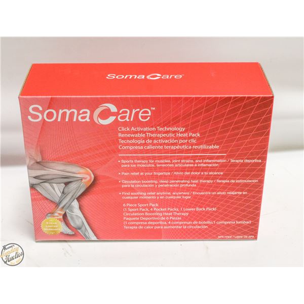 BRAND NEW SOMA CARE 6 PIECE SPORTS PACK OF
