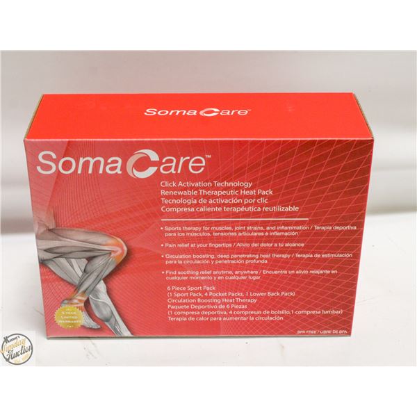BRAND NEW SOMA CARE 6 PIECE SPORTS PACK OF