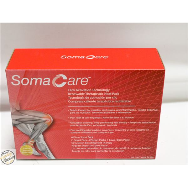 BRAND NEW SOMA CARE 6 PIECE SPORTS PACK OF