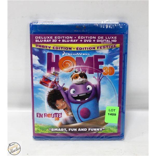 NEW DREAMWORKS HOME BLUERAY DVD
