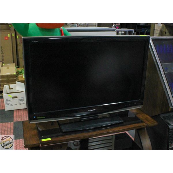43” SHARP AQUOS TV WITH REMOTE TESTED WORKING