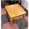 Image 1 : SOLID LIGHT WOOD DECORATIVE SIDE TABLE