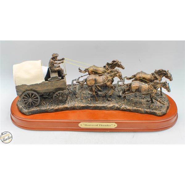 BRONZE STATUE - HOOVES OF THUNDER