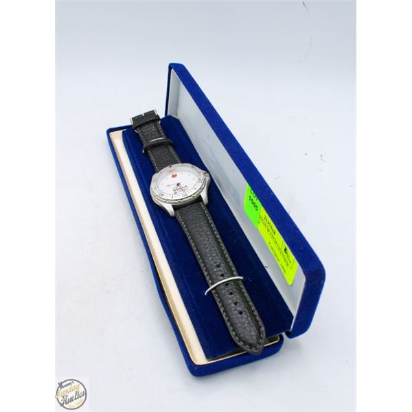 I AM CANADIAN WATCH LEATHER STRAP NEW