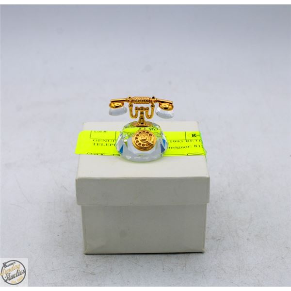 GENUINE SWAROVSKI 1993 RETIRED TELEPHONE FROM