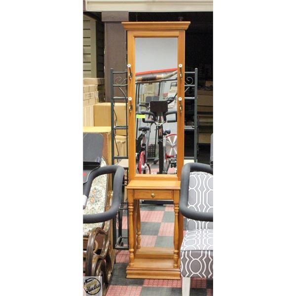 COAT TREE WITH MIRROR