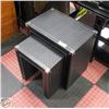 Image 1 : LOT OF TWO NESTING TABLES BLACK