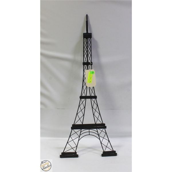34" TALL IRON PARIS EIFFEL TOWER WALL HANGING