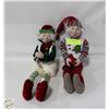 Image 1 : SET OF TWO PORCELAIN ELVES
