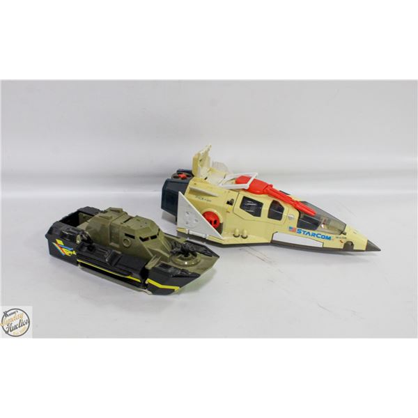 2 STARCOM VEHICLES (STARWOLF & M-6