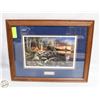 Image 1 : FRAMED "TWILIGHT FIRE" SIGNED