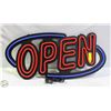 Image 1 : WINDOW LIGHT UP OPEN SIGN 32" X 15"