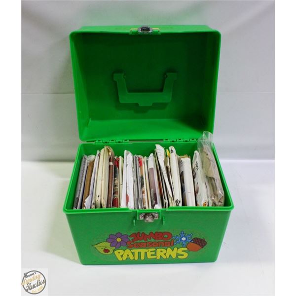 VINTAGE SEWING PATTERNS AND CASE