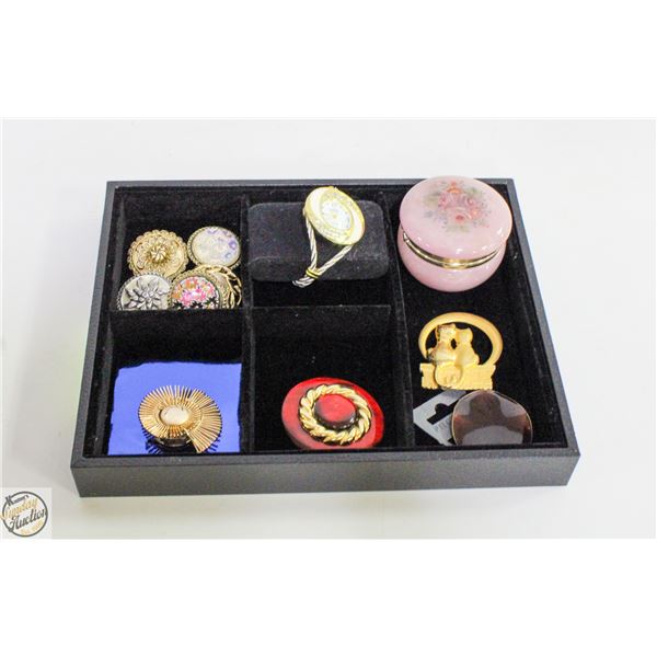 VINTAGE 6 SCARF CLIP"S GERMANY