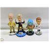 Image 1 : 4 VARIETY BOBBLEHEADS - RIVARD