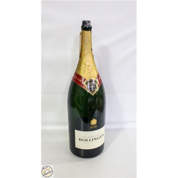 LARGE 23 1/2" CHAMPAGNE BOLLINGER EMPTY