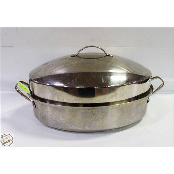CUISINART STAINLESS STEEL ROASTING PAN (21”X 13”)