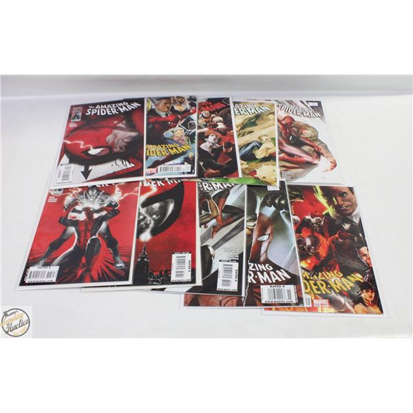 LOT IF 10 AMAZING SPIDERMAN COLLECTOR COMICS