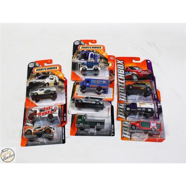 10 ASSORTED VINTAGE MATCHBOX CARS/TRUCKS