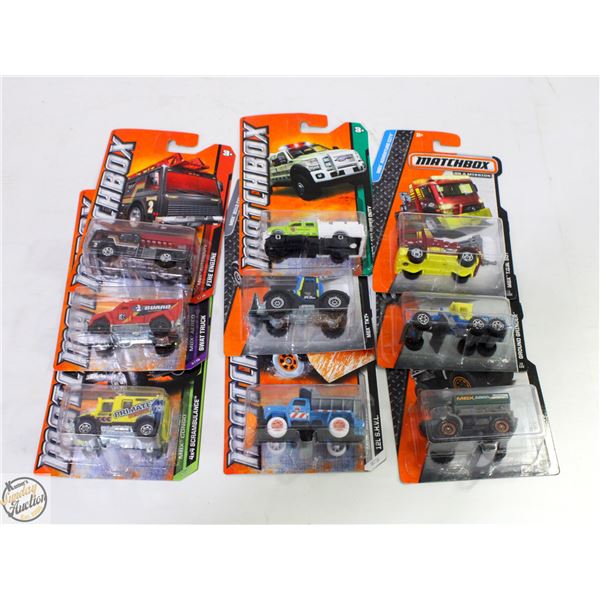 9 VINTAGE MATCHBOX CARS