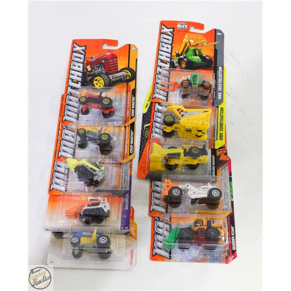 10 ASSORTED VINTAGE MATCHBOX CARS/TRUCKS