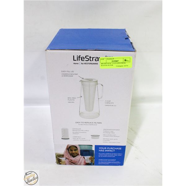 BRAND NEW 7 CUP LIFESTRAW WATER FILTER