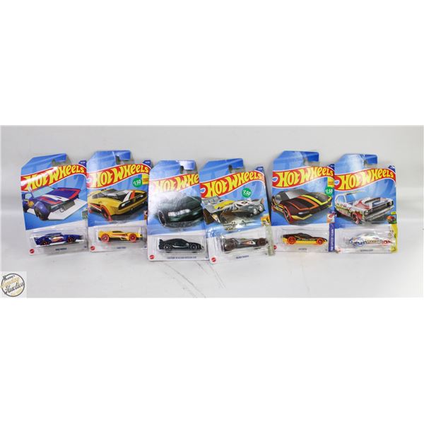 6 NEW SEALED HOT WHEELS