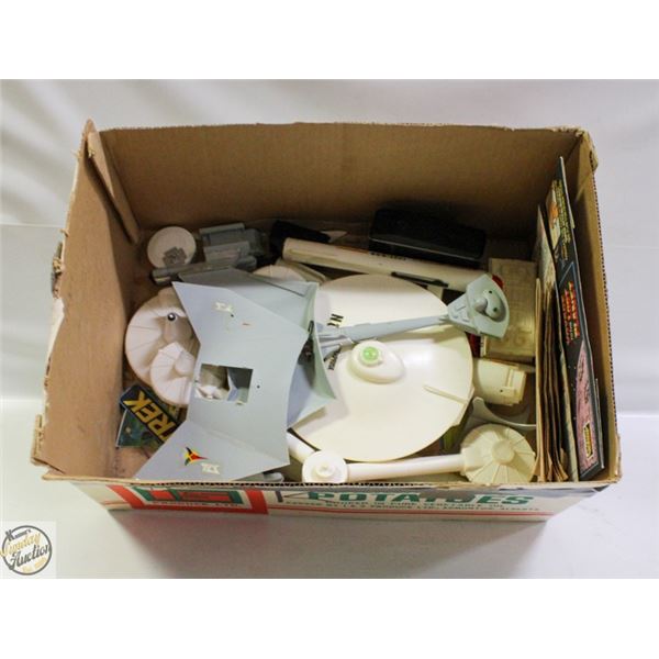 BOX OF STAR TREK SHIPS FROM THE 60’S
