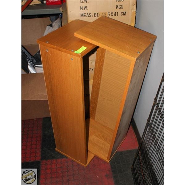 TWO 35"X13.5"X11" BOOKCASE EXTENSIONS