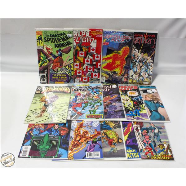 LOT OF 15 COLLECTOR COMICS