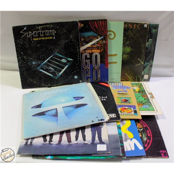 15 ROCK VINYL LP RECORDS