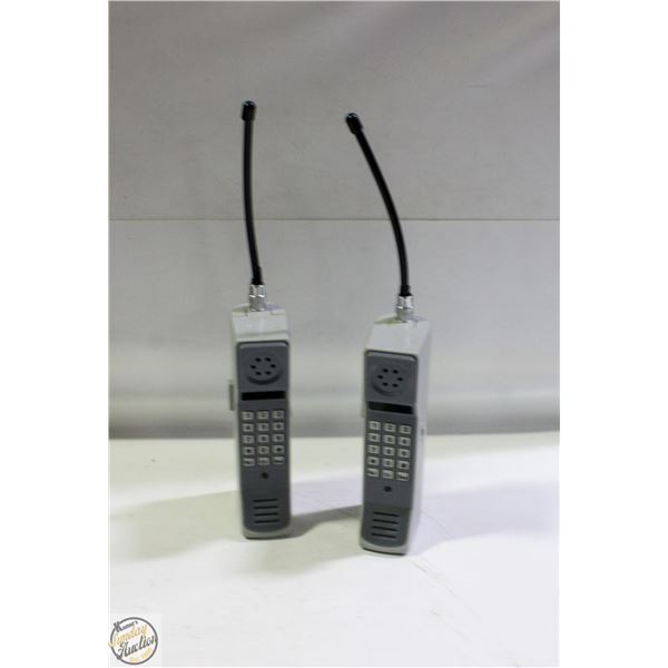 PAIR OF VINTAGE WALKIE TALKIES