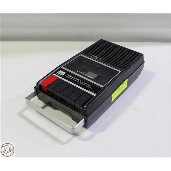 REALISTIC CASSETTE TAPE RECORDER, TESTED, WORKING
