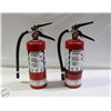 Image 1 : LOT OF 2 FULLY CHARGED FIRE EXTINGUISHERS 5 LBS