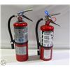 Image 1 : LOT OF 2 FULLY CHARGED FIRE EXTINGUISHERS 5 LBS