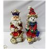 Image 1 : SANTA & SNOWMAN 16"