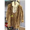 Image 1 : VINTAGE MINK FUR COAT W/WOLF COLLAR HAS A