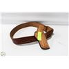 Image 1 : VINTAGE LEATHER GUN HOLSTER-ESTATE