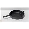 Image 1 : REMY OLIVER CHEFS CAST IRON LARGE FRY PAN-ESTATE