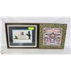 Image 1 : 2 FRAMED NATIVE PRINTS R. VICKERS