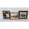 Image 1 : 3 RCMP FRAMED PRINTS -K SQUAD 1942,