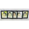 Image 1 : 5 FRAMED PICTURES  "THE DIONNE QUINTUPLETS"