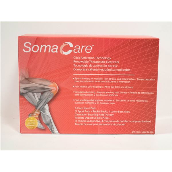 BRAND NEW SOMA CARE 6 PIECE SPORTS PACK OF